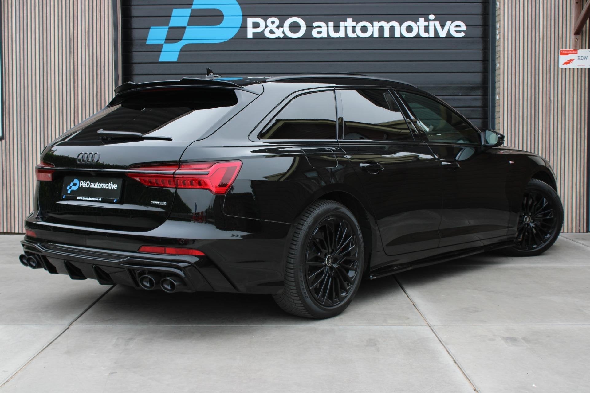 Audi A6 Avant 55 TFSI e quattro S Competition S6 Style RS Ze, Auto's, Automaat, Gebruikt, Zwart, 4 cilinders