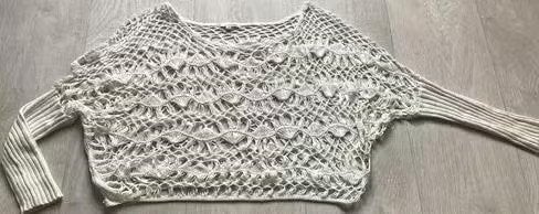 Witte trui gehaakt maat L/ XL van Tally Weijl, Tally weijl, Wit, Maat 46/48 (XL) of groter, Ophalen of Verzenden