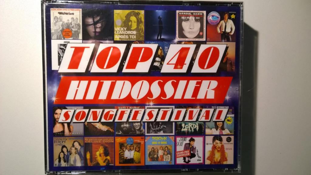 Top 40 Hitdossier Songfestival (3 CD), Cd's en Dvd's, Cd's | Verzamelalbums, Ophalen of Verzenden, Zo goed als nieuw, Pop