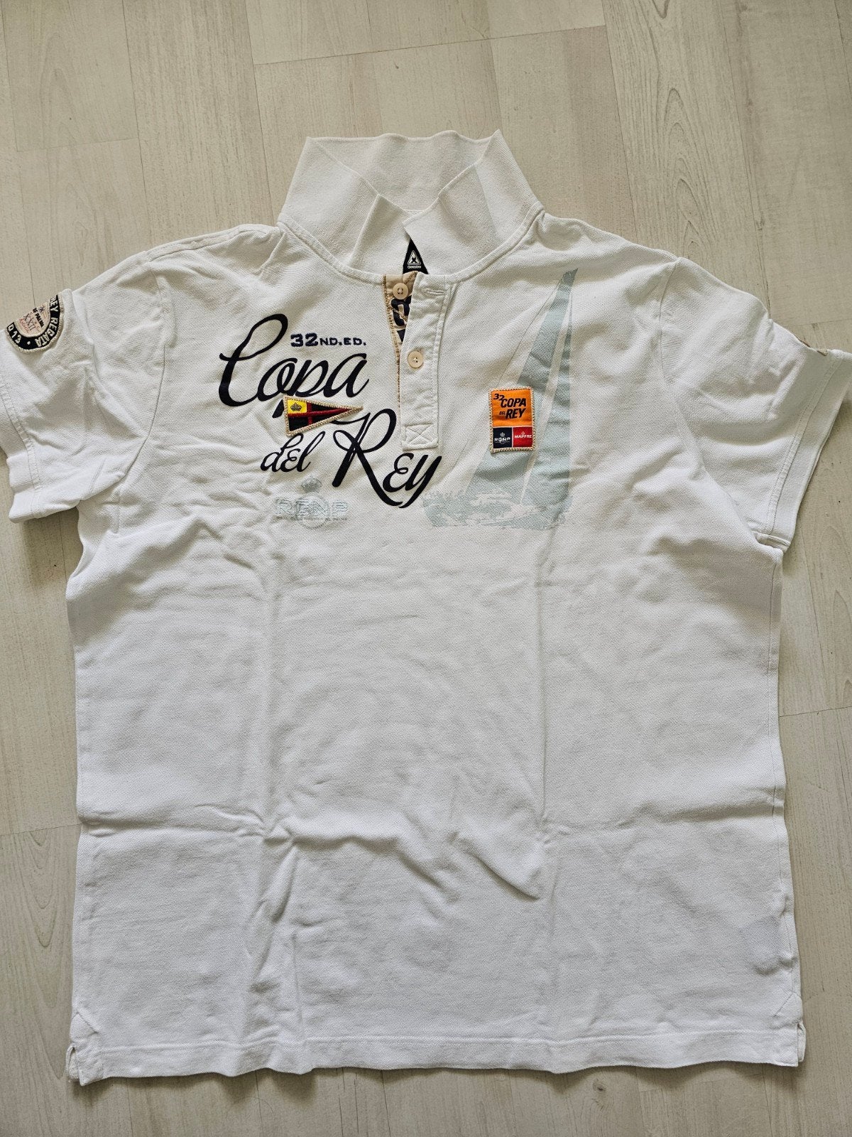 Zgan witte polo GAASTRA maat XXL, Gaastra, Wit, Overige maten, Ophalen of Verzenden