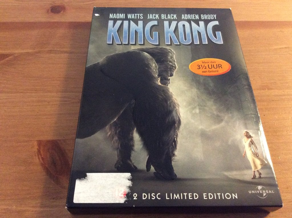 King Kong 2-disc limited edition. Peter Jackson, Vanaf 12 jaar, Ophalen of Verzenden, Gebruikt, Bonusmateriaal