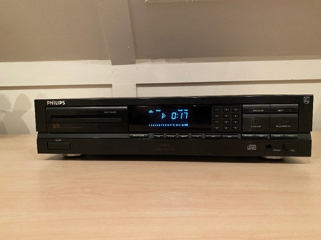 ✅ Philips CD608 Compact Disc Player, Ophalen of Verzenden, Refurbished, Marantz