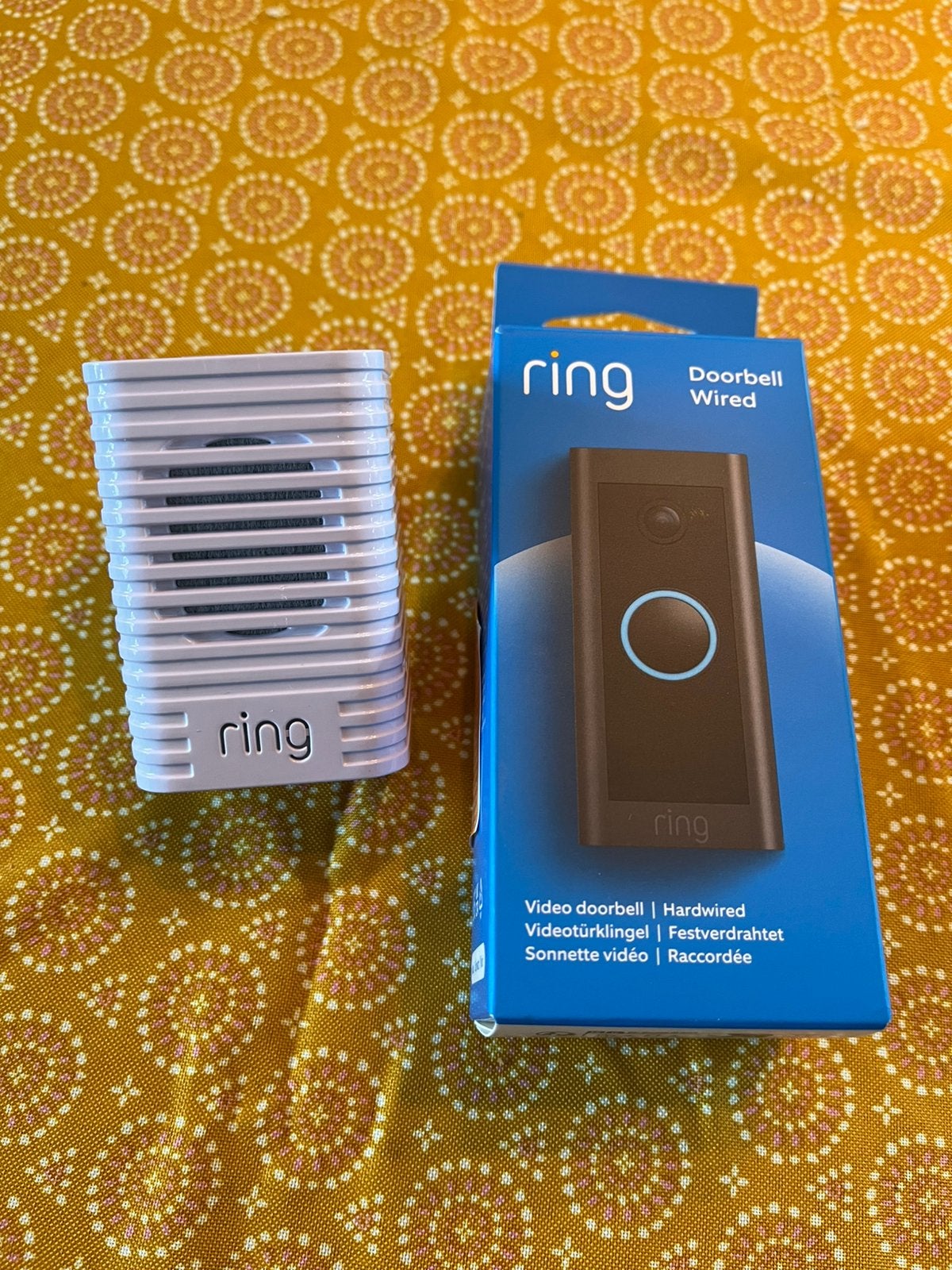 Ring deurbel inclusief Chime, Ophalen of Verzenden, Zo goed als nieuw