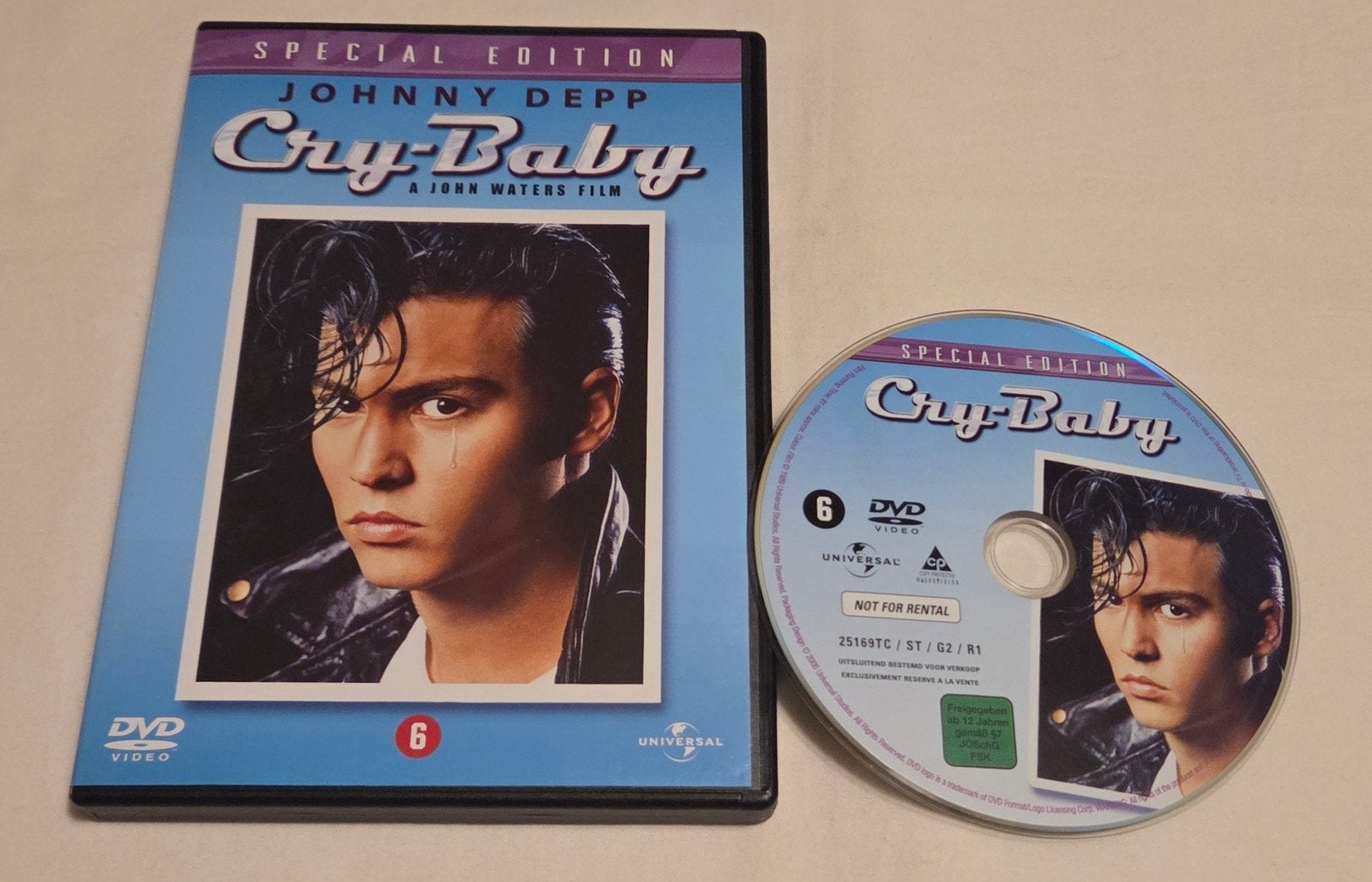 Johnny Depp Cry-Baby Dvd Comedy, Alle leeftijden, Ophalen of Verzenden, Zo goed als nieuw, Romantische komedie