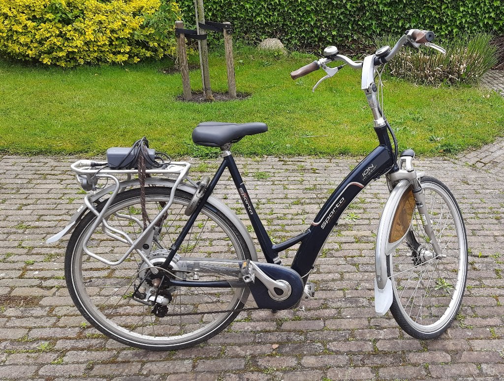 Sparta Ion elektr. damesfiets framemaat 55  accu defect, Fietsen en Brommers, Elektrische fietsen, Gebruikt, Sparta, 51 tot 55 cm