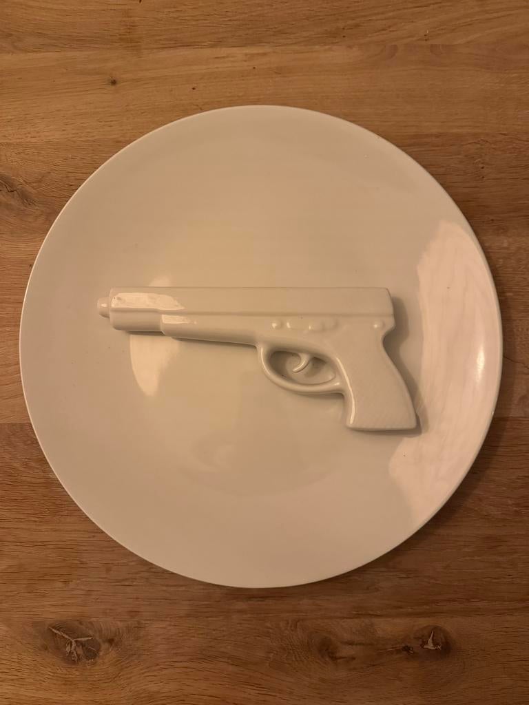 Pauls potten Gun schaal, Ophalen of Verzenden, Zo goed als nieuw, Rond, Porselein of Keramiek
