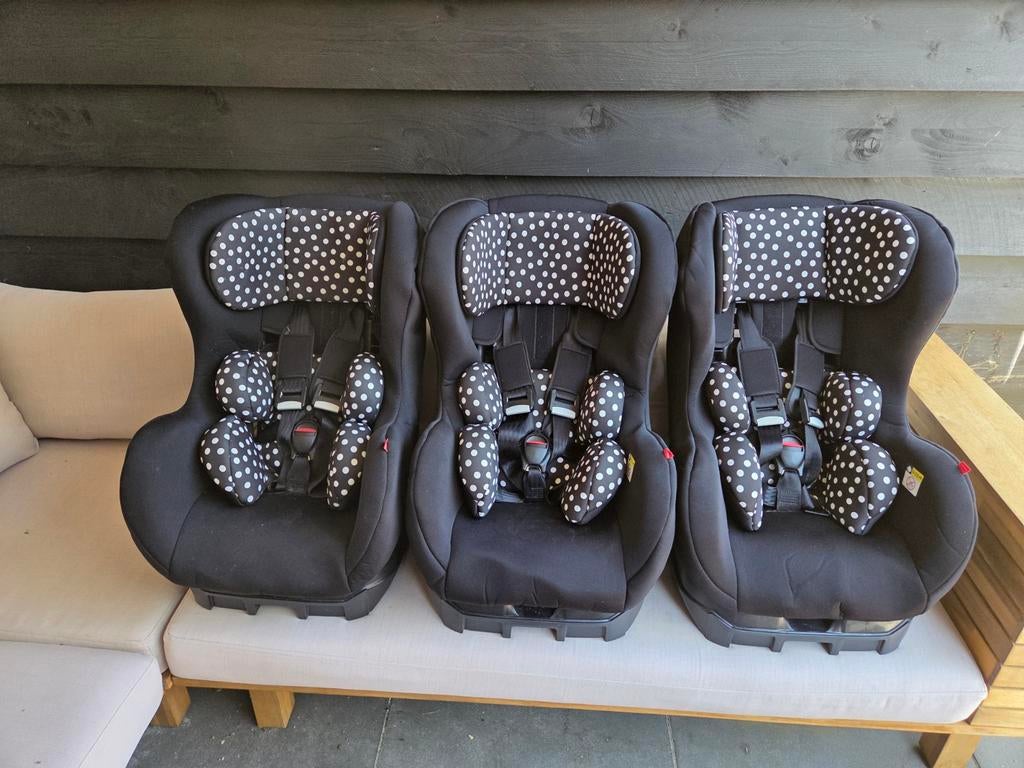 3 Hema autostoelen - Ideaal voor 3 naast elkaar, 9 t/m 36 kg, Ophalen, Overige merken, Gebruikt