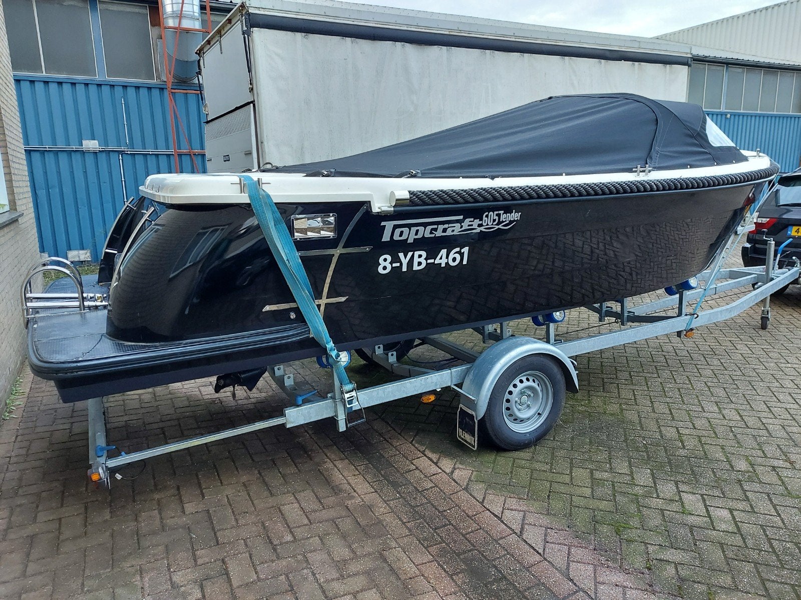 Topcraft 605 Tender met 50 pk 4-takt Suzuki buitenboordmotor, Watersport en Boten, Motorboten en Motorjachten, Gebruikt, Buitenboordmotor