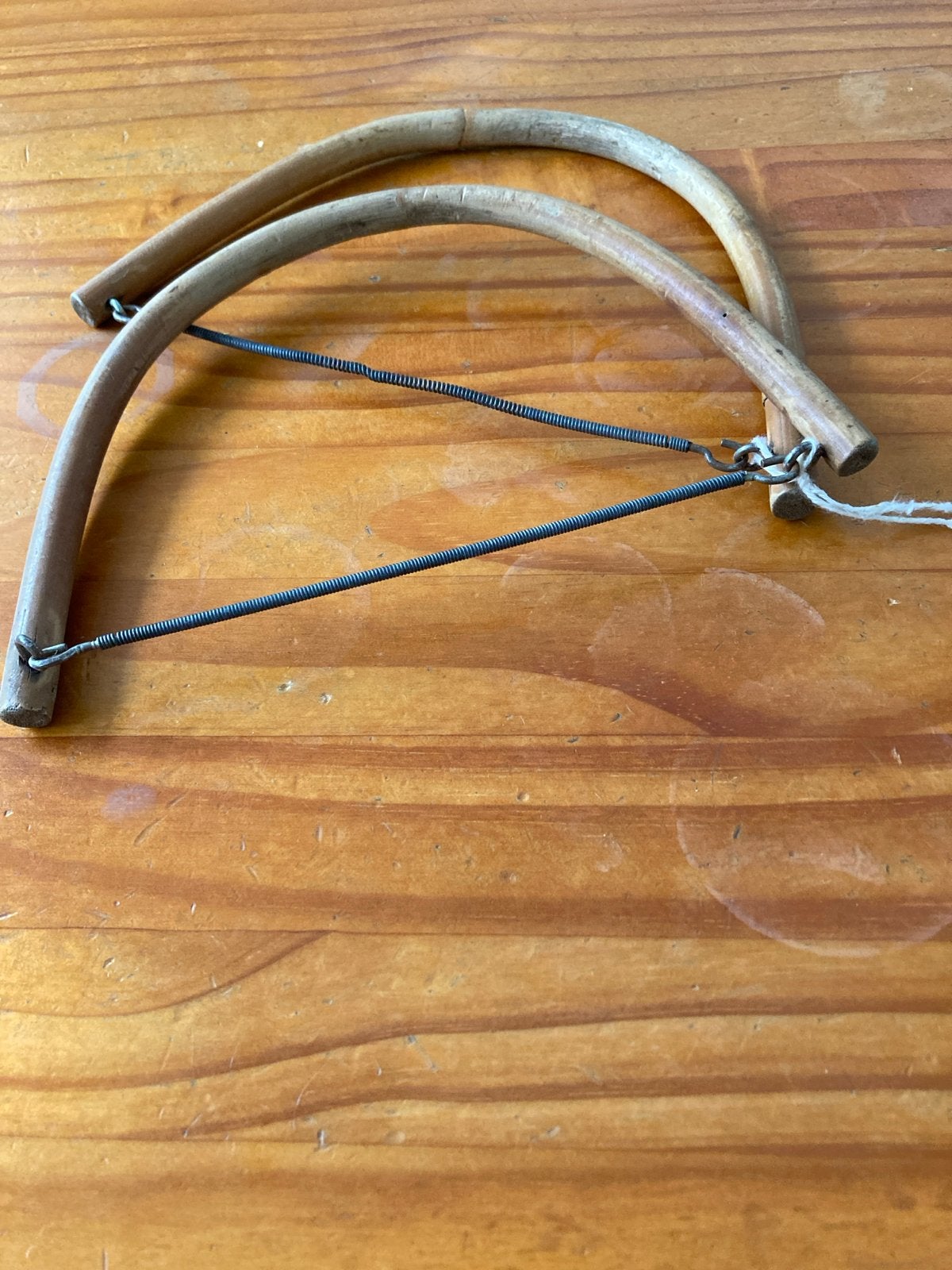 Vintage houten tasbeugel voor handtas of beugeltas, Ophalen of Verzenden, Gedragen