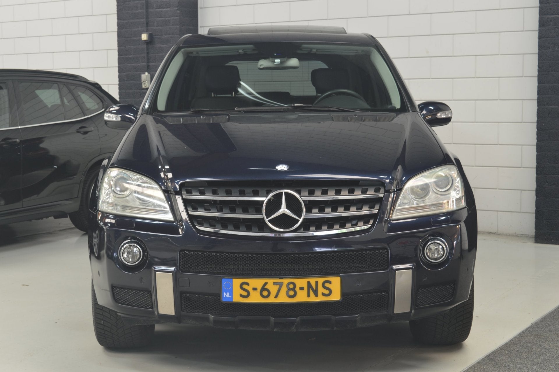 Mercedes-Benz M-klasse 500 // LEDER // CLIMA // TREKHAAK //, Stoelverwarming, Gebruikt, Blauw, Leder