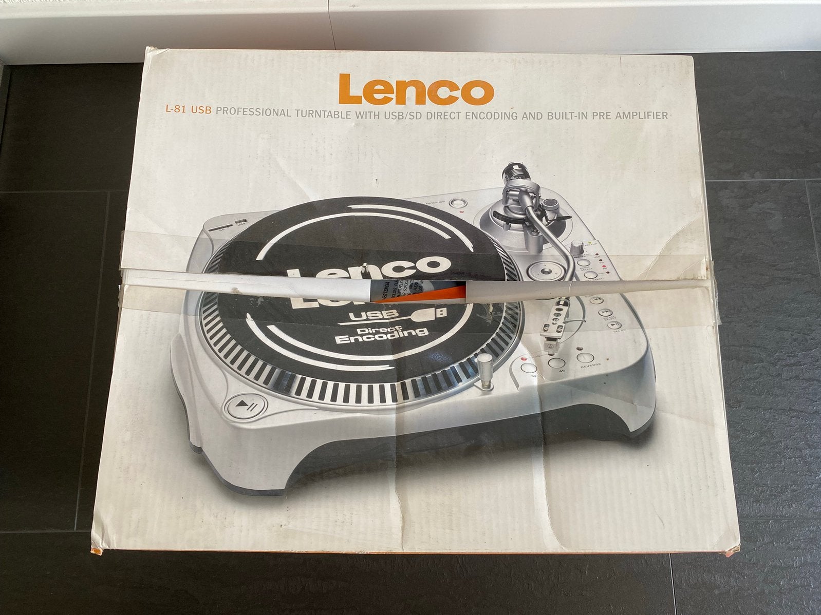 Lenco L-81 Usb Platenspeler ZGAN!, Audio, Tv en Foto, Platenspelers, Ophalen, Zo goed als nieuw, Platenspeler, Overige merken