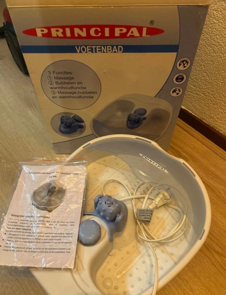 Principal Voetenbad met Massage, Bubbel & Warmhoudfunctie, Ophalen of Verzenden, Zo goed als nieuw, Hand- en Voetverzorging