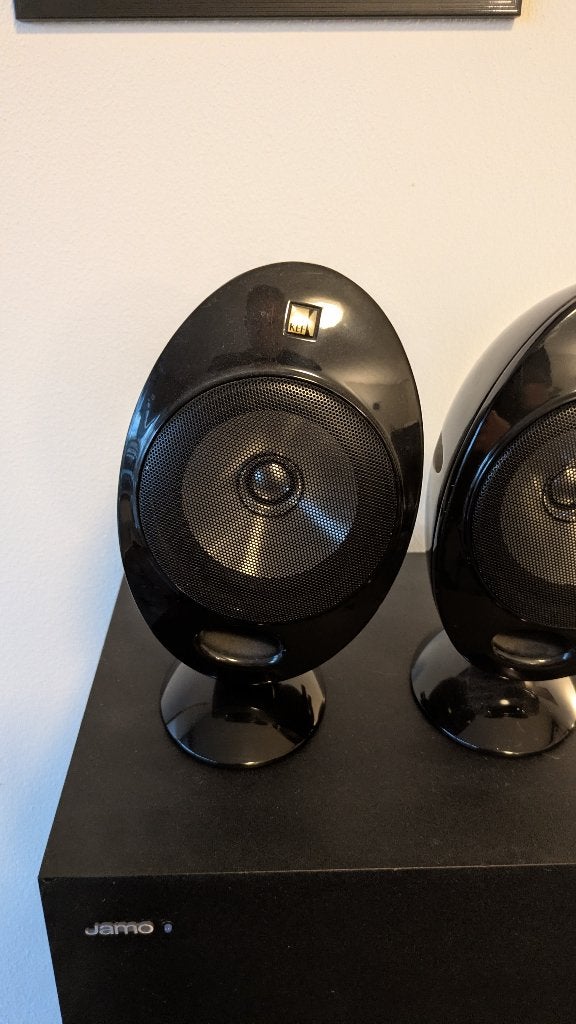 Kef HTS2001.3 (2 stuks), Ophalen, Gebruikt, Overige typen, 60 tot 120 watt