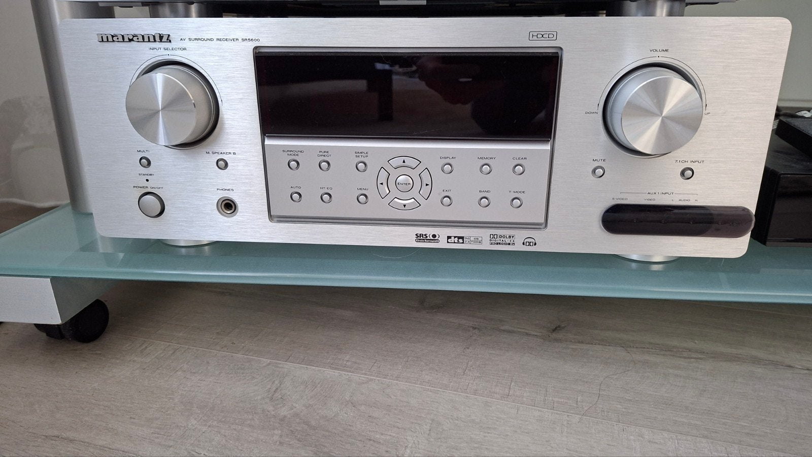 Marantz SR5600 Surround Receiver met afstandsbediening, Marantz, Gebruikt, Ophalen of Verzenden, 120 watt of meer