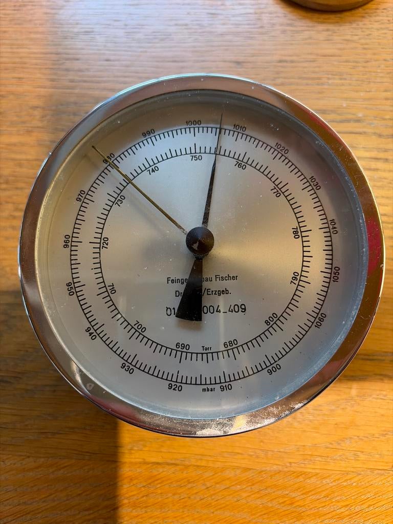 Fischer Barometer - Nauwkeurige Weermeting, Ophalen of Verzenden, Gebruikt, Barometer