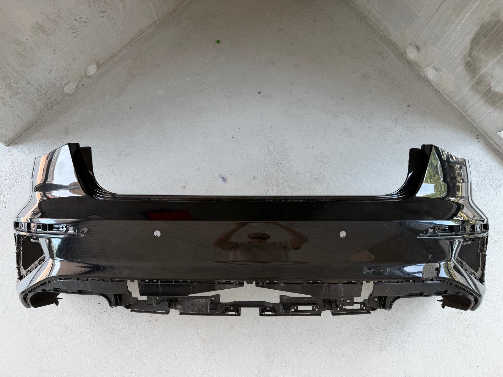 Audi A3/S3 8Y achter bumper zwart, pdc - limousine, Ophalen, Gebruikt, Audi, Achter