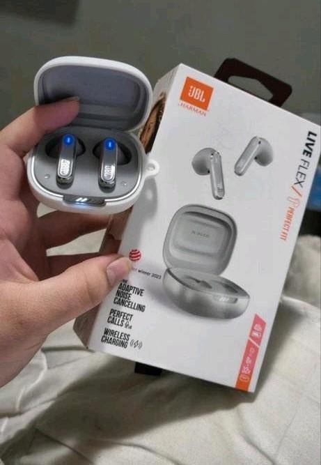 JBL Live Flex - wit, Ophalen of Verzenden