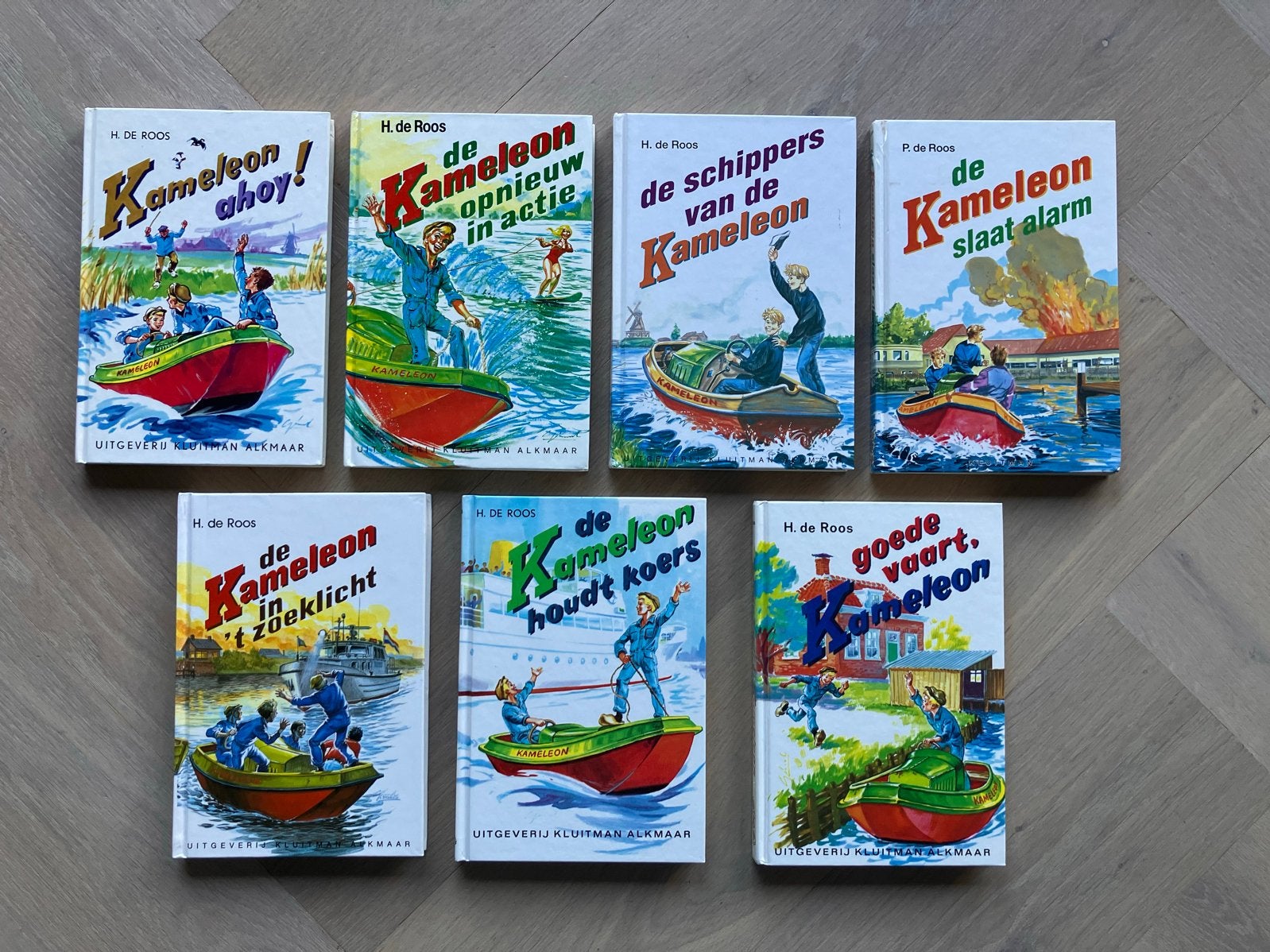 De Kameleon boeken - 7 delen van H. de Roos, Ophalen of Verzenden, Gelezen, Fictie algemeen