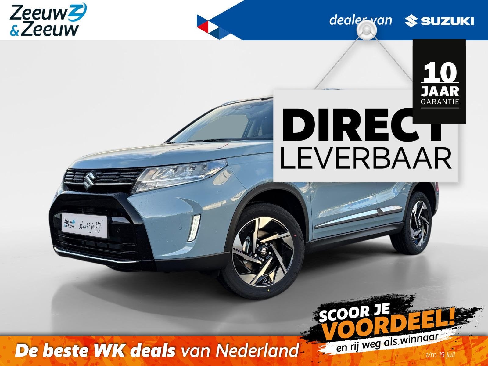 Suzuki Vitara 1.4 Style | Direct Rijden | 1200kg Trekgew. |, Auto's, Voorwielaandrijving, 12 maanden, Automatische klimaatregeling