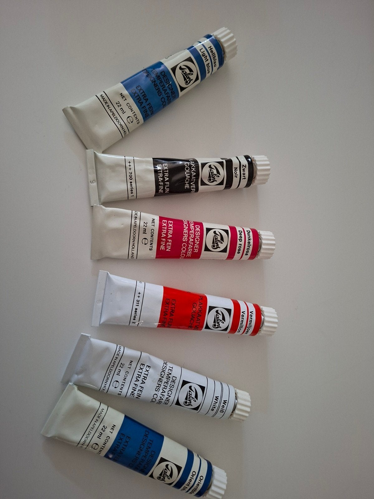 Talens gouache verf 6 tubes 22ml, Hobby en Vrije tijd, Schilderen, Ophalen of Verzenden, Nieuw