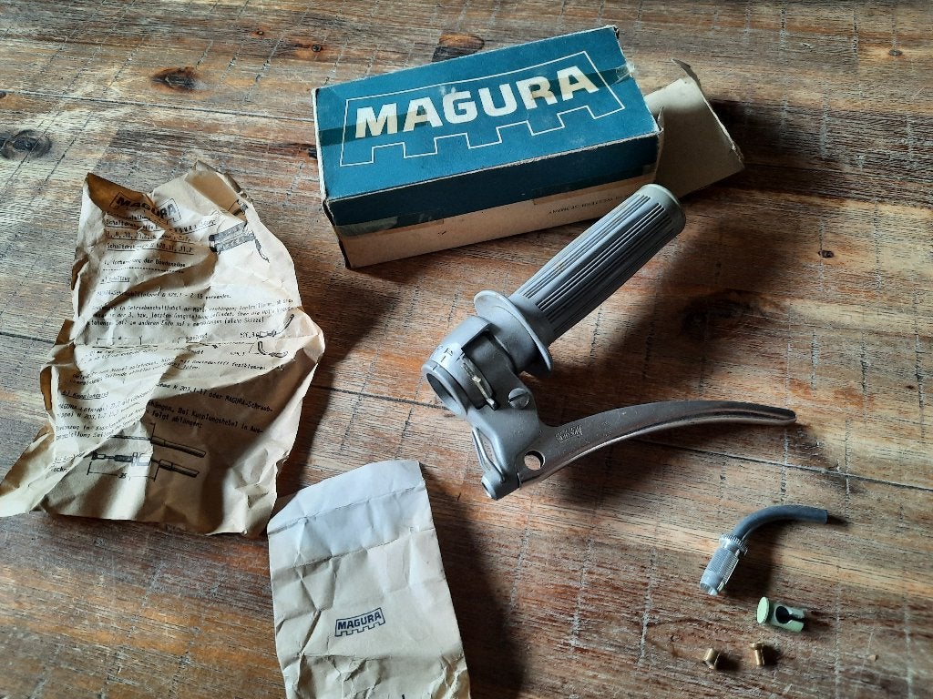 N.O.S origineel MAGURA oldtimer 3 gang schakelhendel, Ophalen, Nieuw, Overige typen, Overige merken