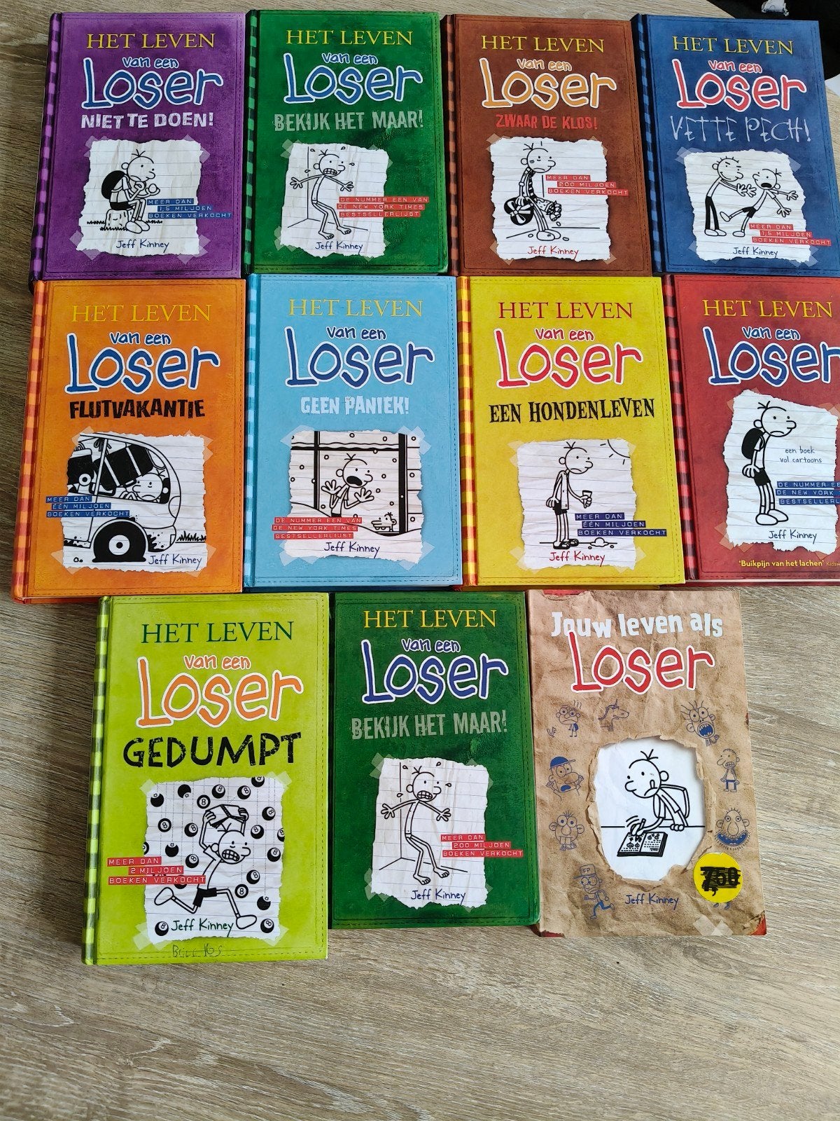 11 leven van een loser boeken, Ophalen of Verzenden, Zo goed als nieuw, Verhalen