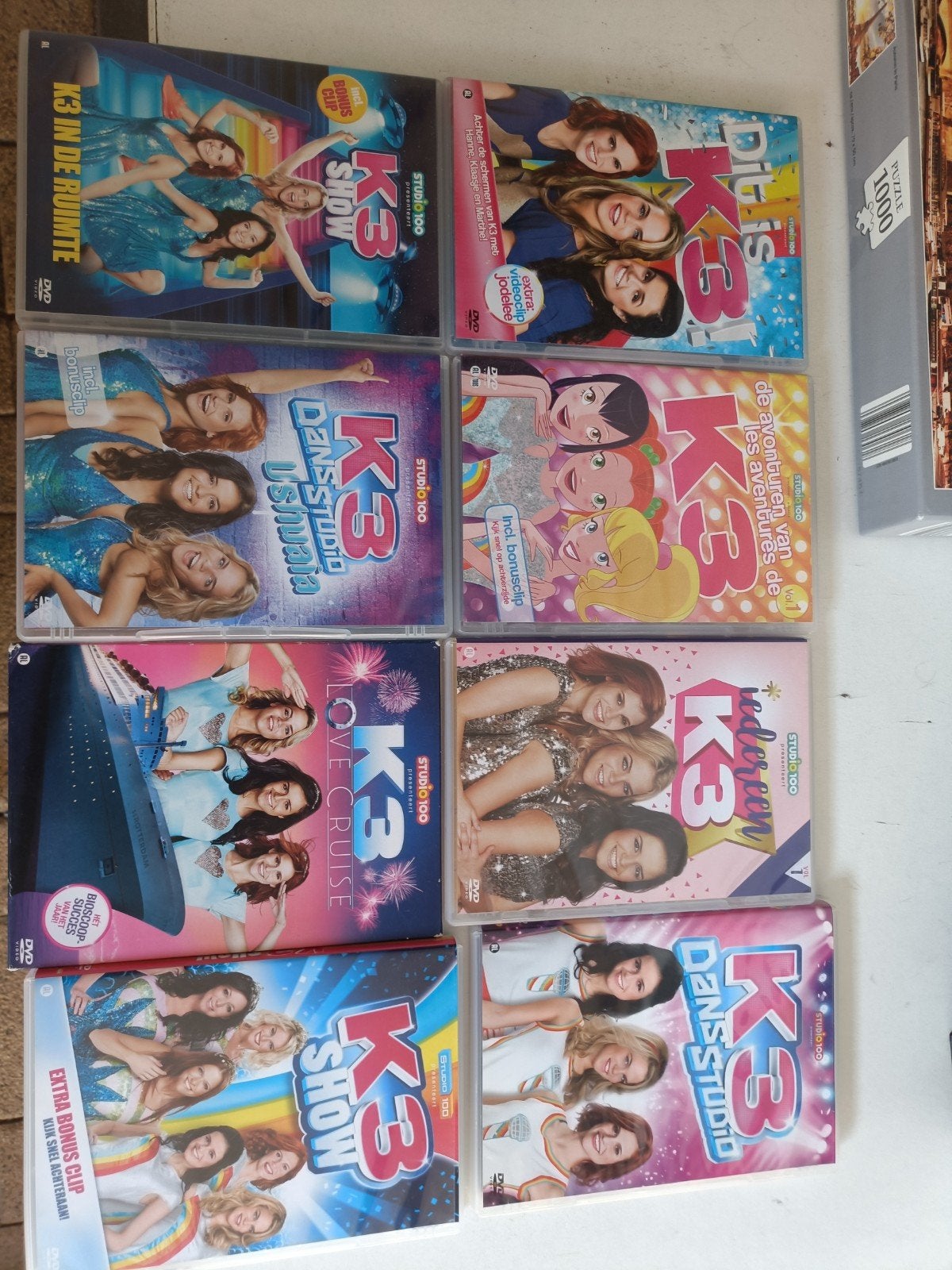 K3 dvd's, Ophalen