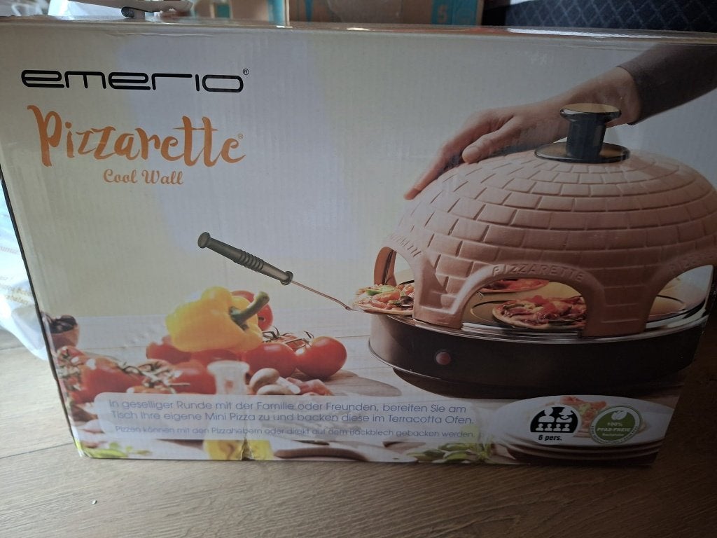 Emerio pizzarette cool wall 6 personen, Witgoed en Apparatuur, Ophalen, Nieuw