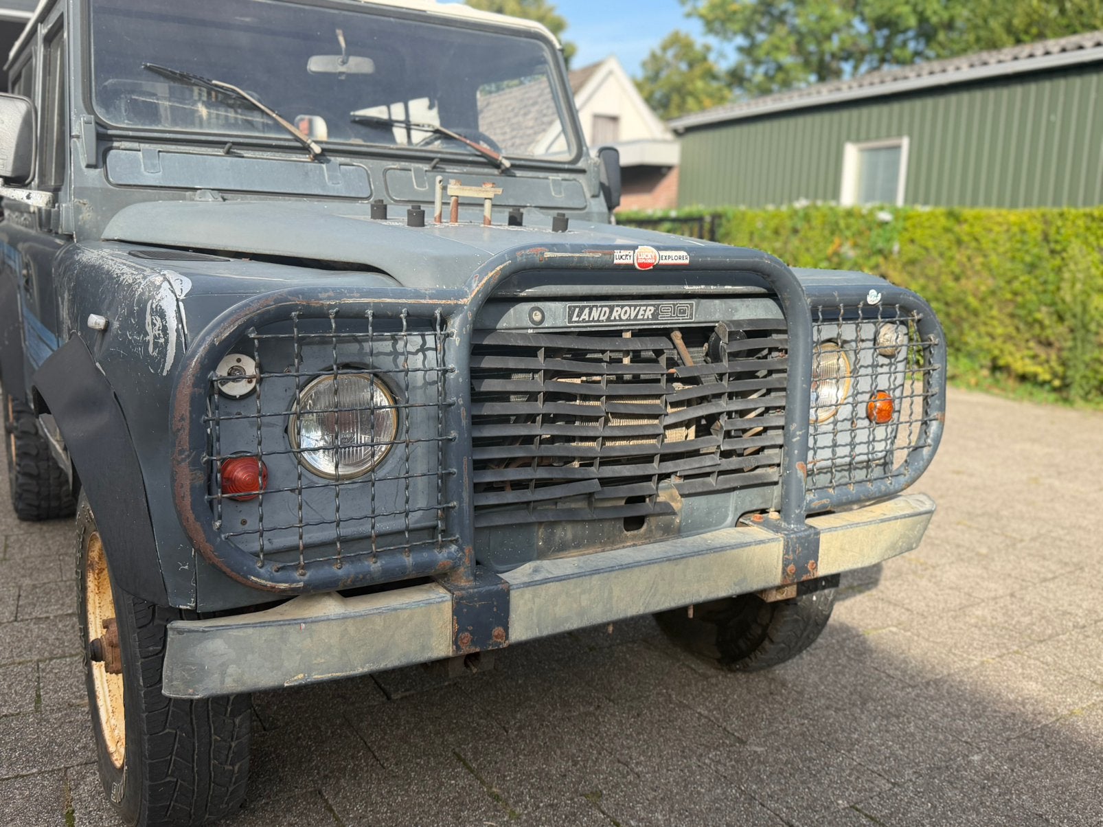 Land Rover Defender bumperbalk met bullbar, Auto-onderdelen, Ophalen, Land Rover, Bumper
