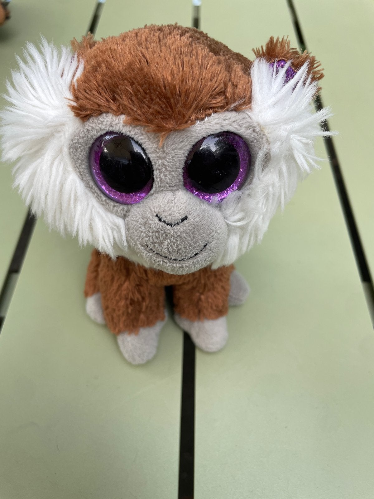 Ty Beanie Boo Tamoo Aap Knuffel - Zo goed als nieuw, Ophalen, Klein (minder dan 20 cm), Bruin, Met label