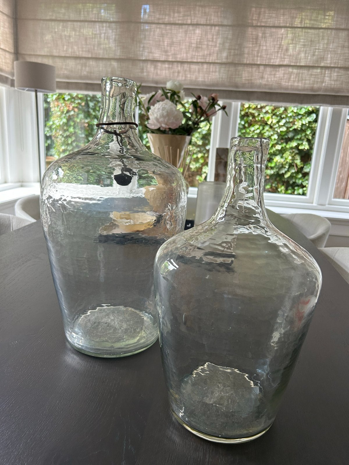 Hoffz glazen flessen - Set van 2 decoratieve flessen, Ophalen