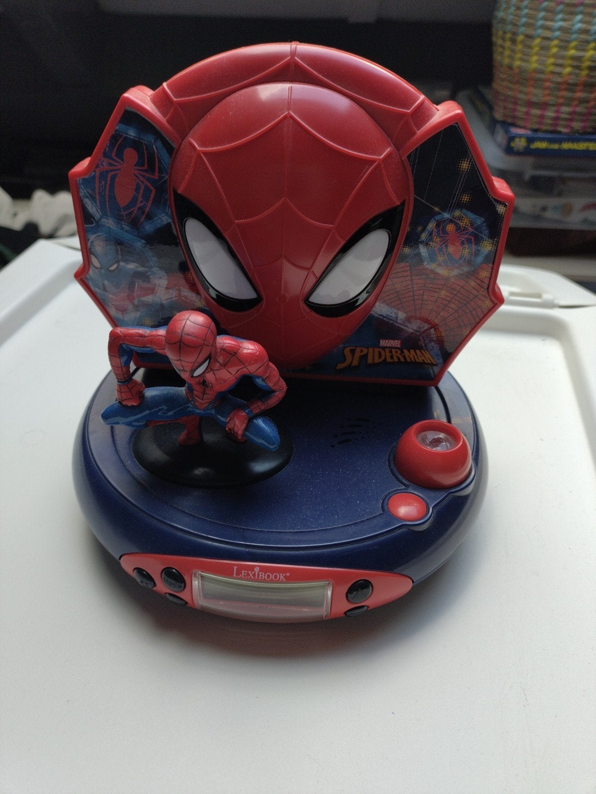 Spiderman Wekker met Projector - Lexibook, Kinderen en Baby's, Speelgoed | Overig, Ophalen of Verzenden, Gebruikt, Jongen of Meisje