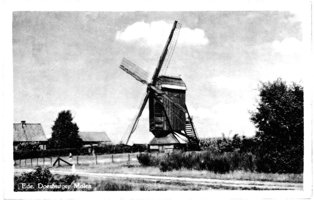 968144	Ede	Gld 1960	Doesburger	Molen	Postzegel afgeweekt, Ophalen of Verzenden, 1960 tot 1980, Ongelopen, Gelderland