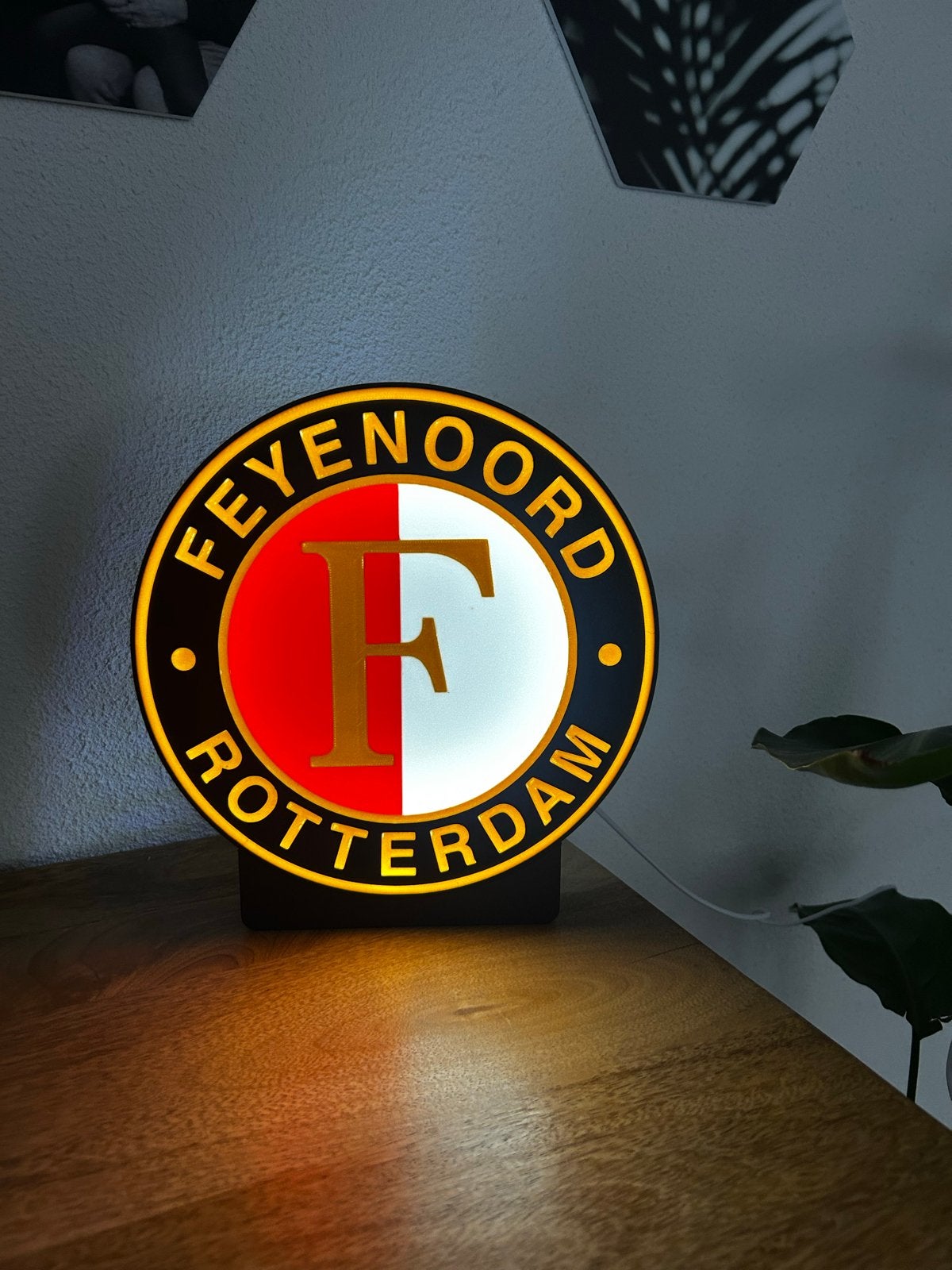 Feyenoord Lightbox - Sfeervolle Verlichting voor de Fan, Zelf, Zo goed als nieuw, Zwlf, Zf