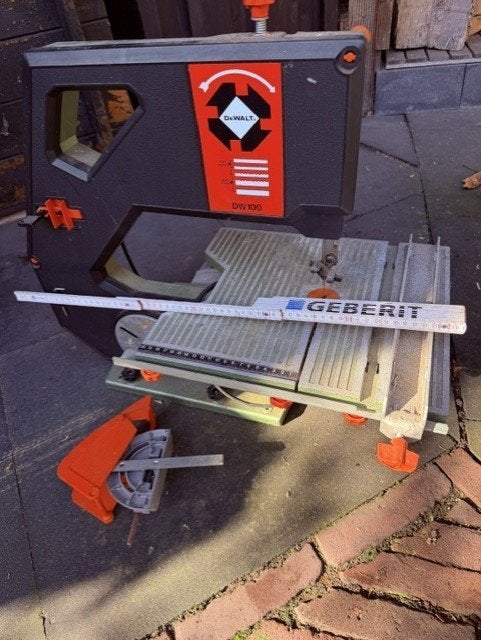 Kleine lintzaag, Ophalen, Gebruikt, Zaag, DeWalt
