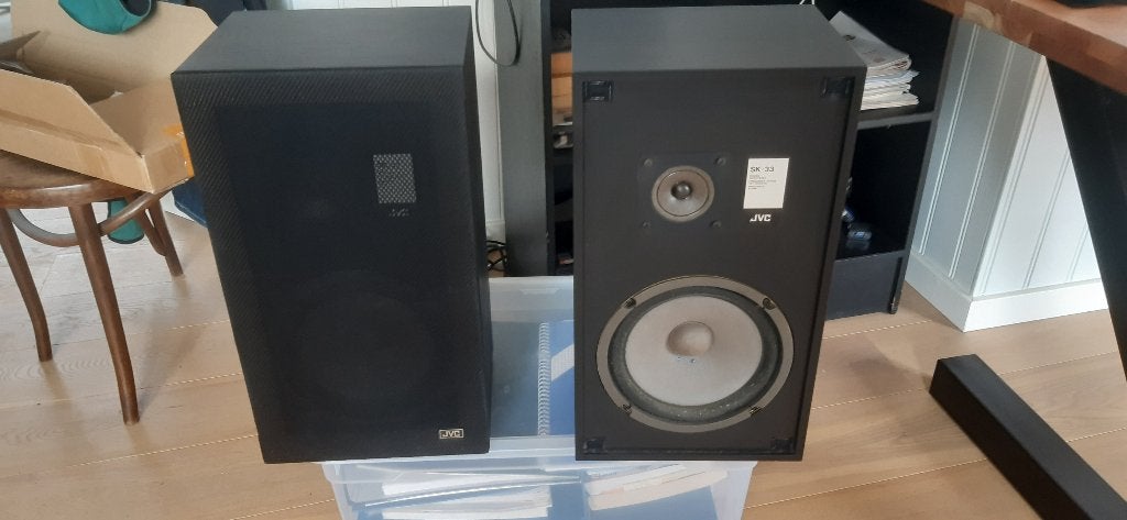 Vintage JVC SK33 geluidsboxen (70-ies), Gebruikt, JVC, Ophalen of Verzenden, Minder dan 60 watt