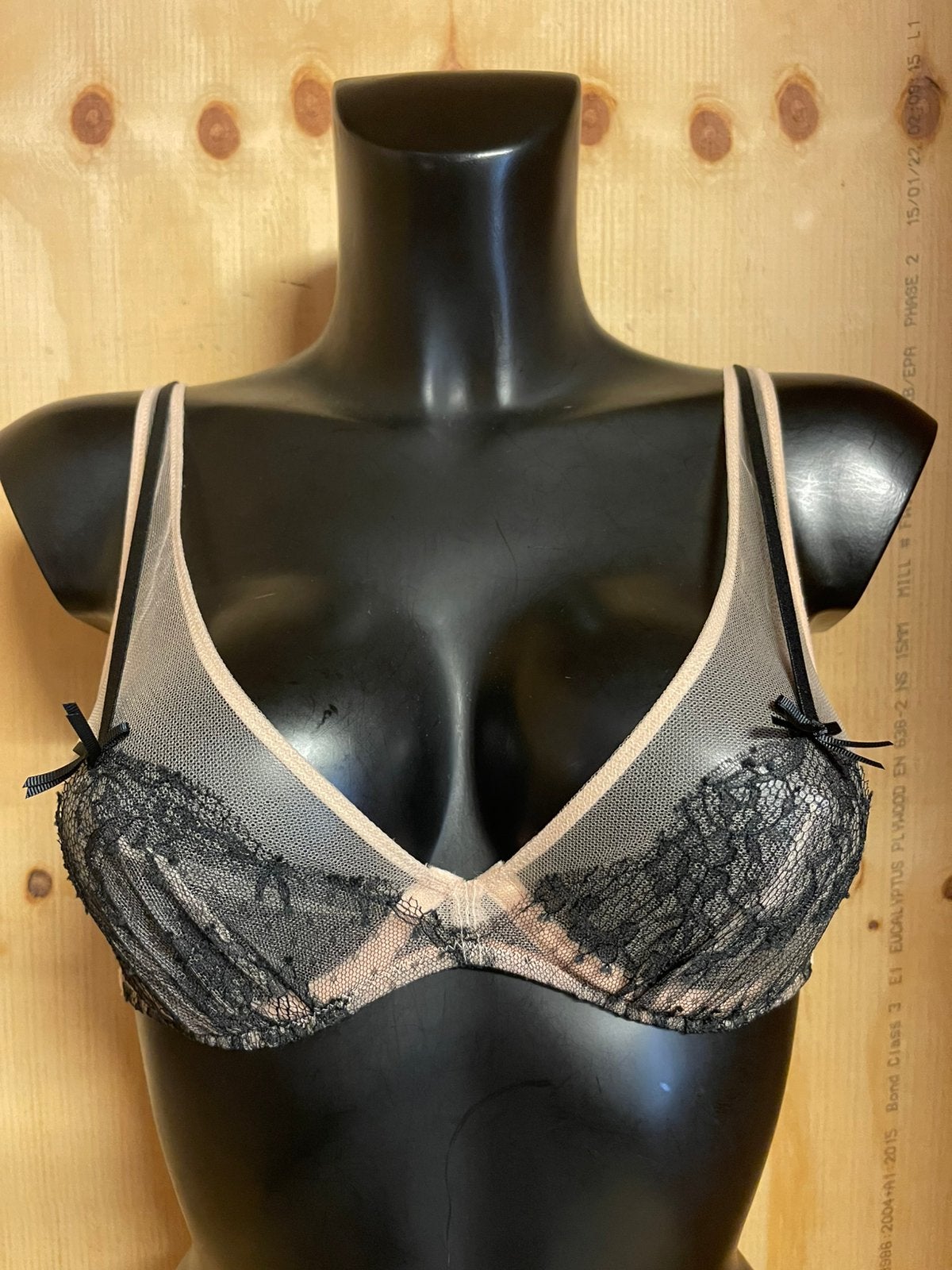 Chantal thomass bh 75b en 80b intuition, Verzenden, Beige, BH