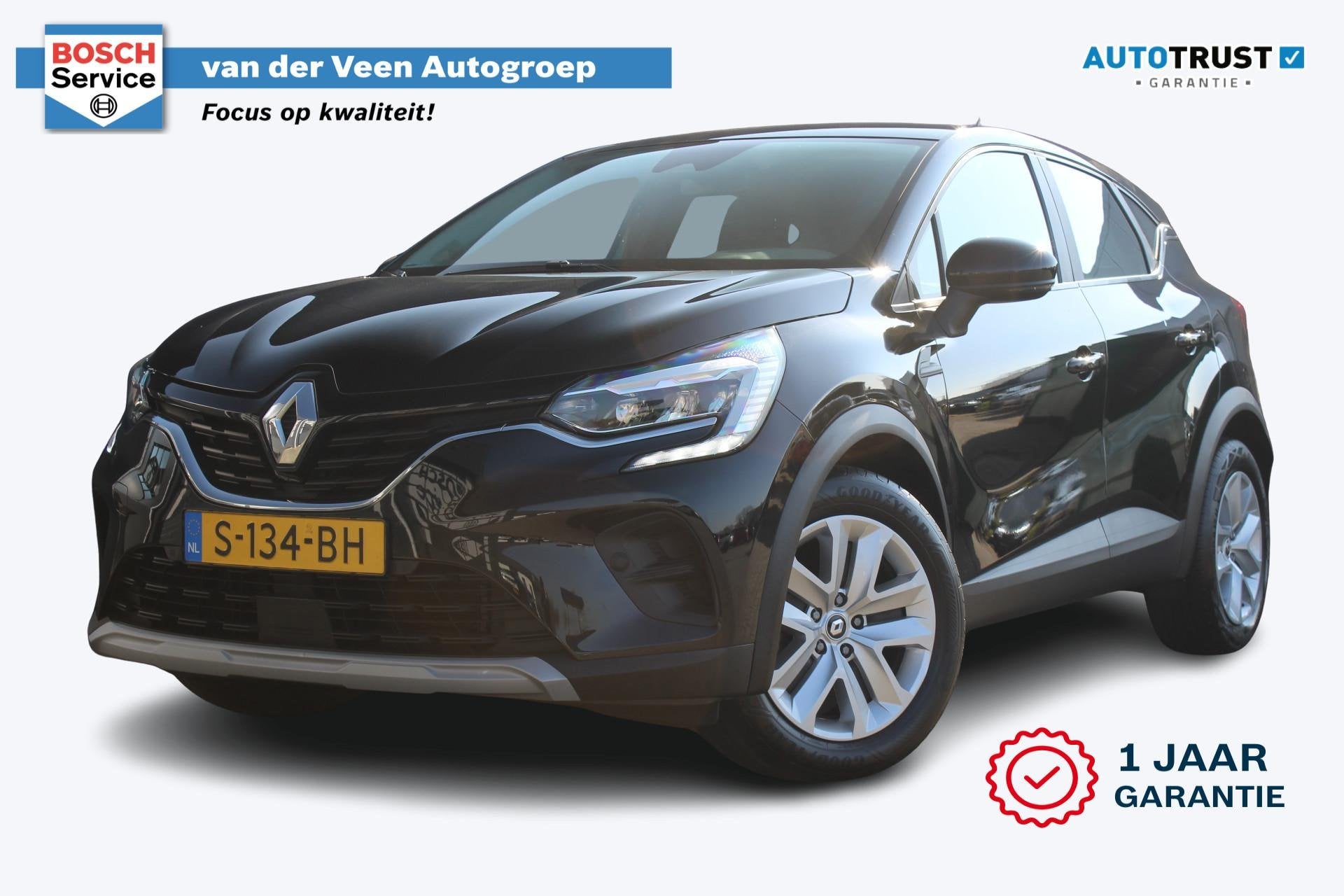 Renault Captur 1.0 TCe 90 evolution | Incl. 12 maanden garan, Auto's, Renault, Voorwielaandrijving, Stof, Gebruikt, 635 kg