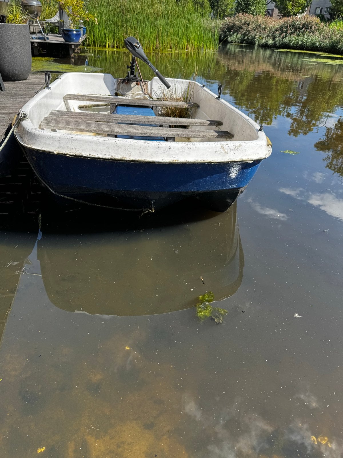 Robuuste polyester bootje - opknapper, Watersport en Boten, Ophalen, Gebruikt, Overige typen
