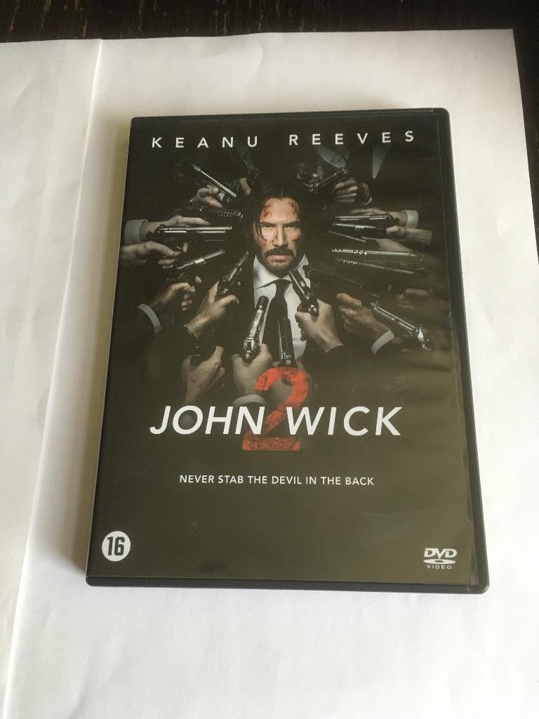 john wick 2 dvd keanu reeves, Cd's en Dvd's, Alle leeftijden, Ophalen of Verzenden, Zo goed als nieuw