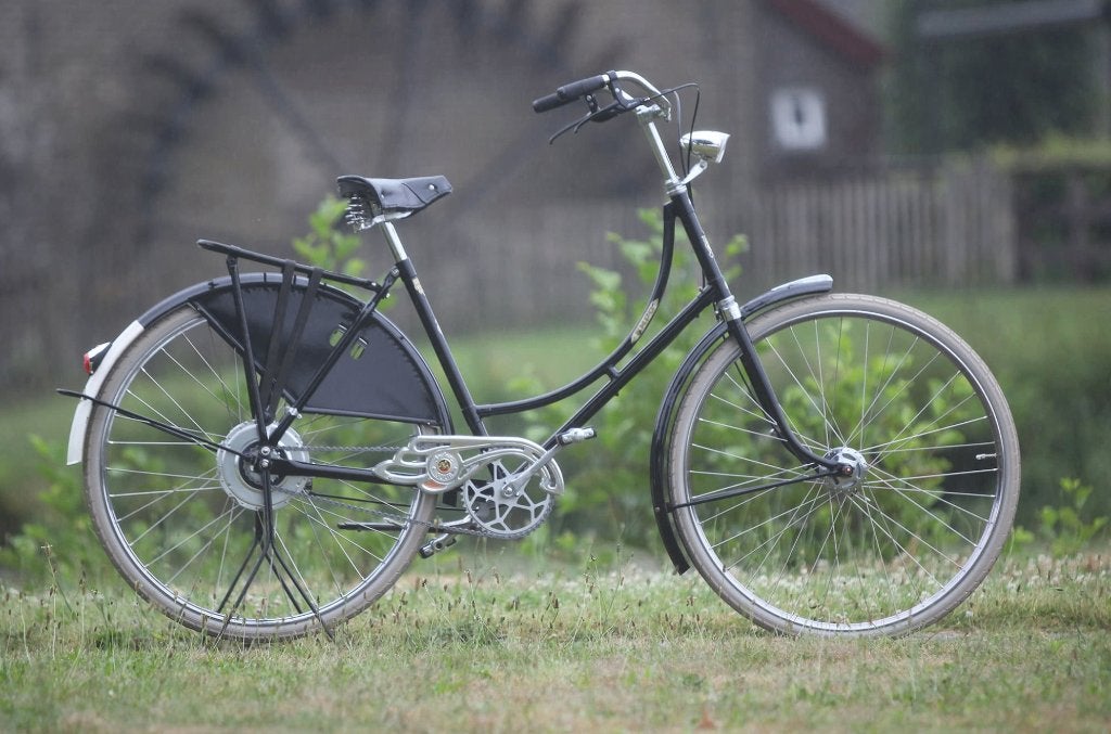 Empo omafiets 1965, Ophalen, Terugtraprem, Empo, Zo goed als nieuw