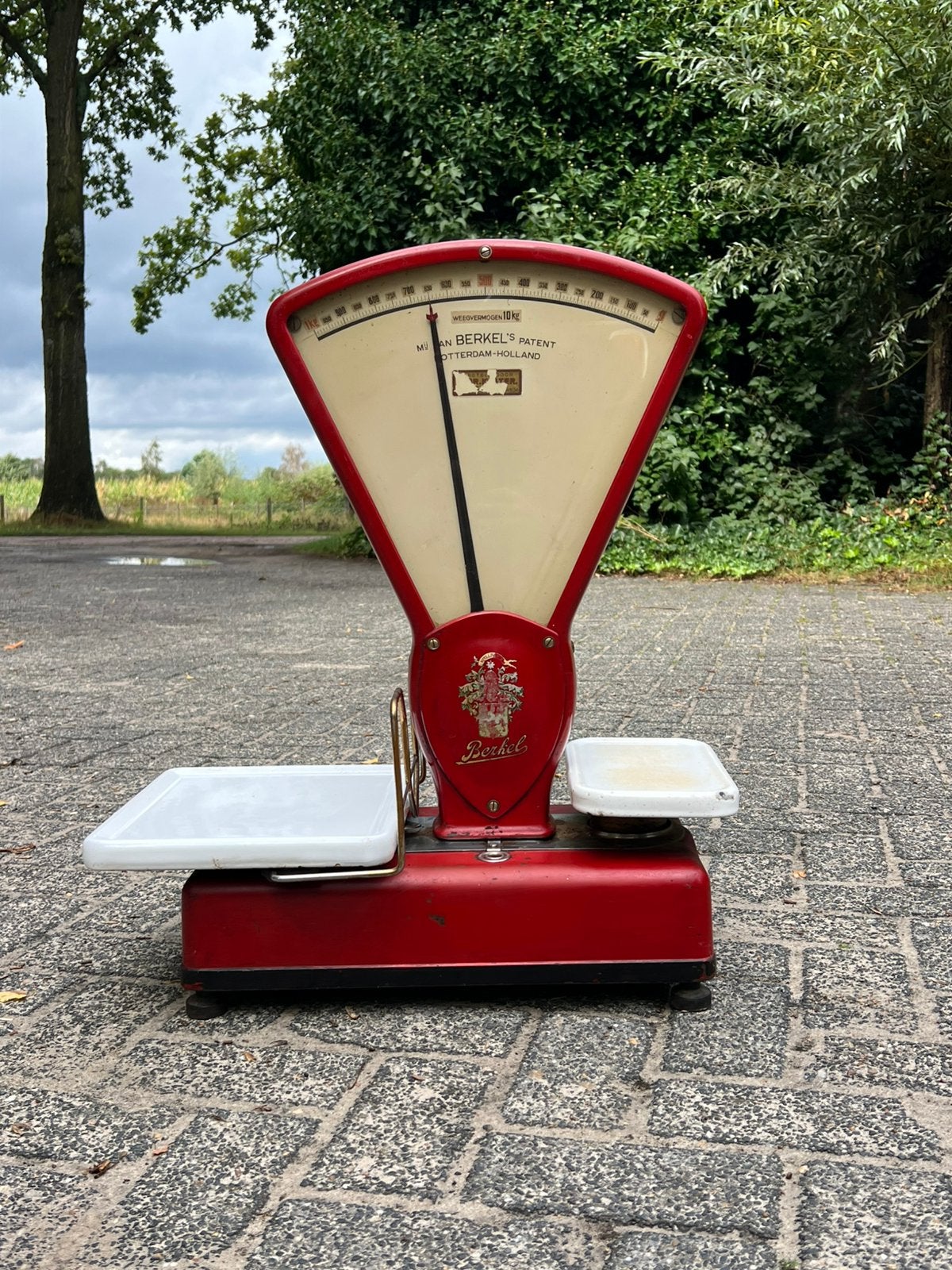 Antieke Berkel Weegschaal – Originele Staat (Decoratie), Ophalen