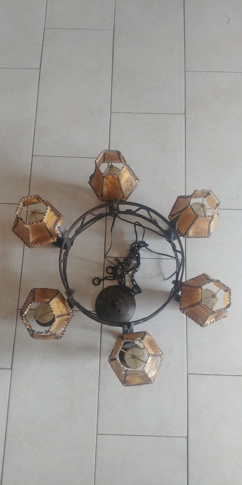 Antieke kroonluchter, Huis en Inrichting, Lampen | Kroonluchters, Ophalen, Gebruikt