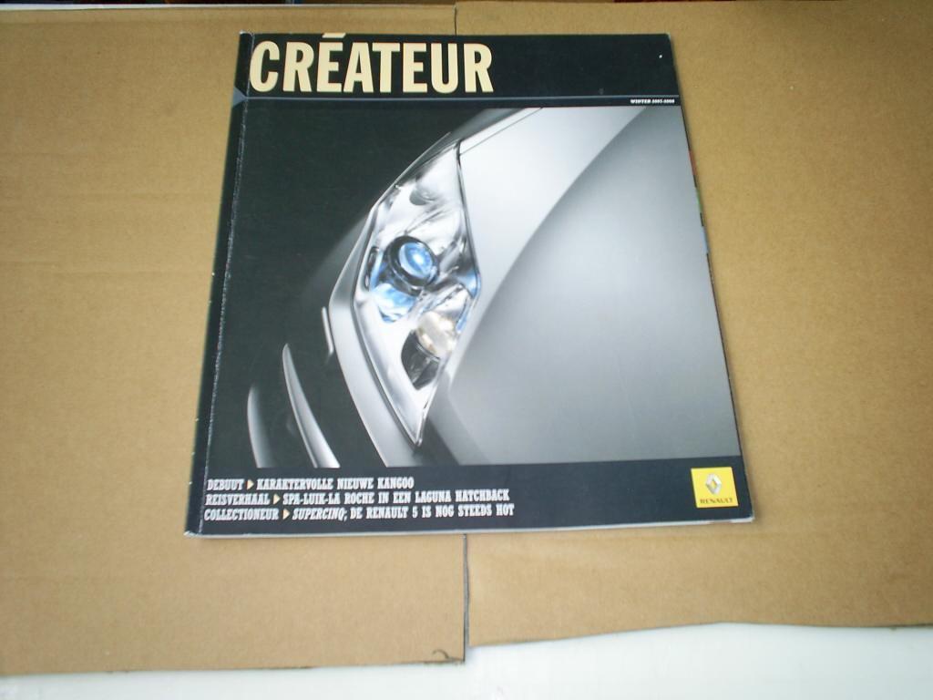 Renault Createur o.a. 5 TX / Laguna Coupe / Espace, Verzenden, Zo goed als nieuw, Renault