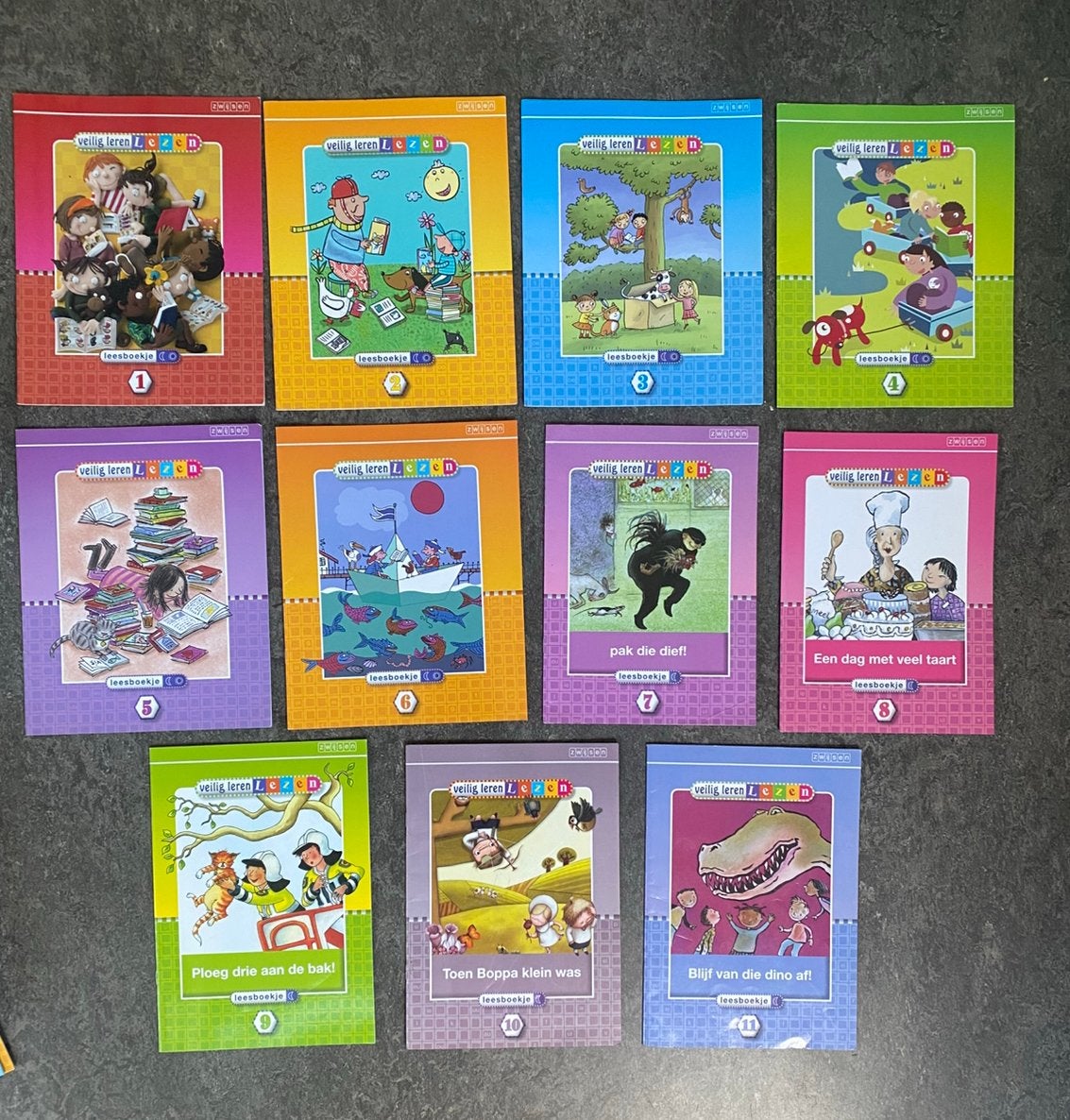 Set leesboekjes om te leren lezen - AVI start, M3 en E3, Ophalen of Verzenden, Zo goed als nieuw, Fictie algemeen