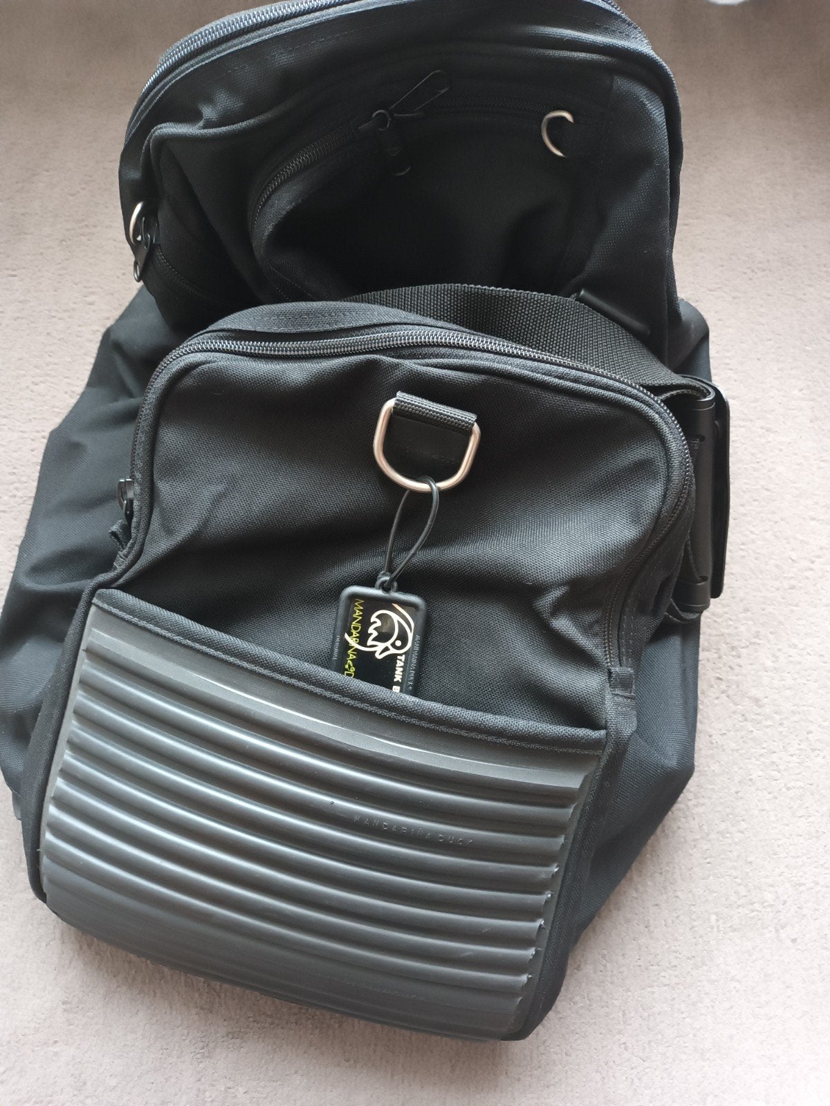 Mandarina Duck Vintage Reistas Jaren '90 incl toilettassen, 30 cm of meer, Zwart, Minder dan 35 cm, Ophalen of Verzenden