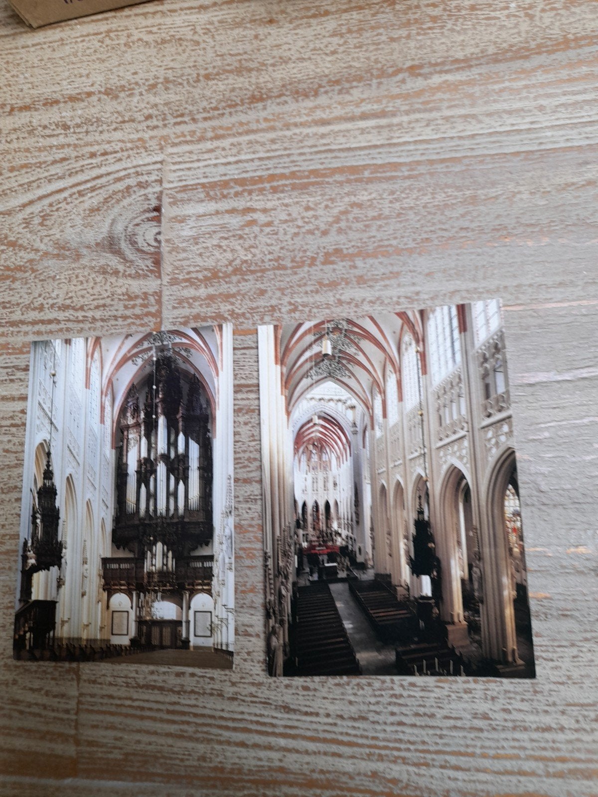 2 fotoansichtkaarten Basiliek van St.Jan den Bosch, Verzamelen, Ophalen of Verzenden, Nieuw, Kaart of Prent, Christendom | Katholiek