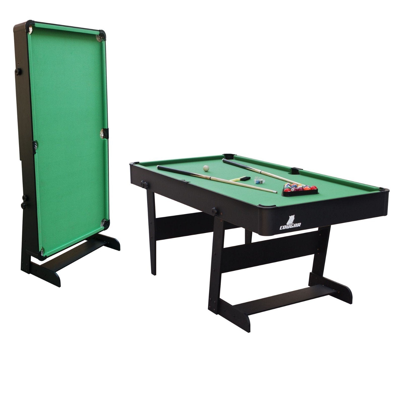 Cougar Pooltafel inklapbaar - Compact en compleet, Ophalen, Nieuw, Pooltafel