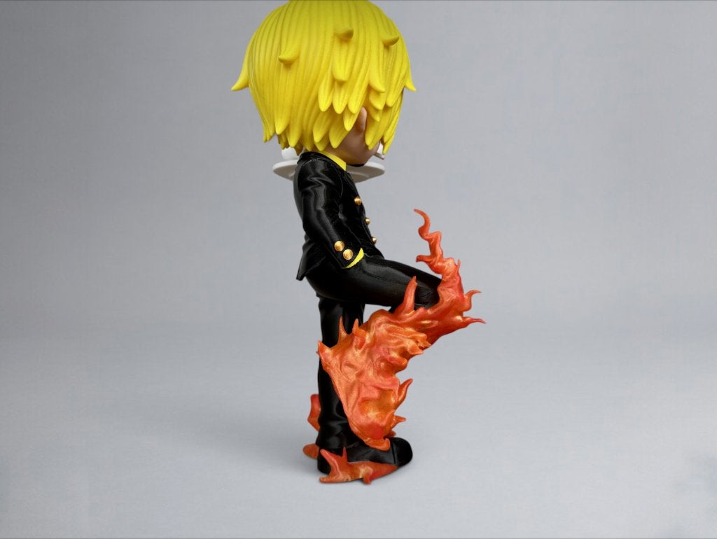 Sanji Serving Meat Figurine – One Piece – 31 cm, Ophalen of Verzenden, Nieuw, Fantasy