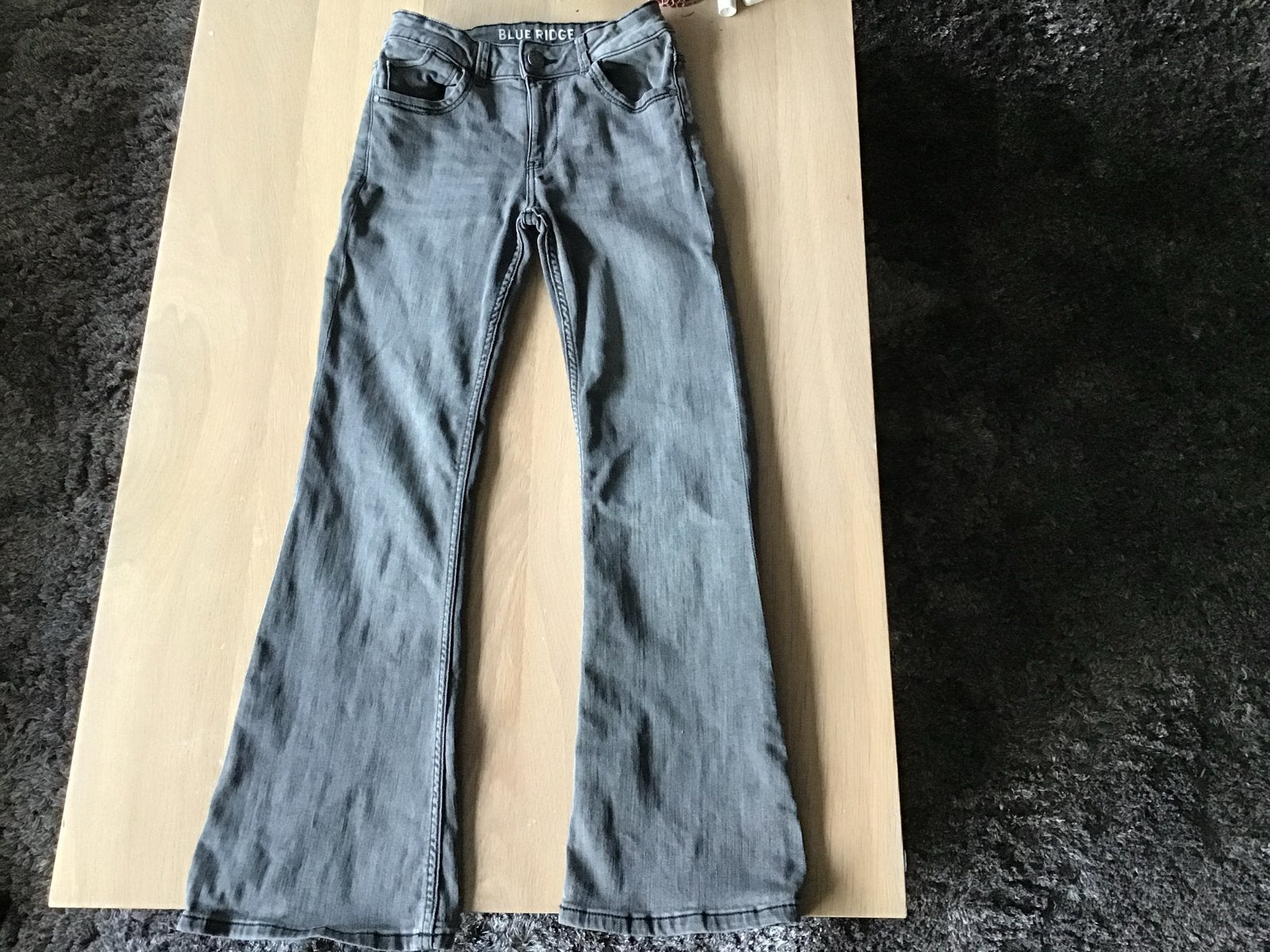 Grijze flared jeans Blue Ridge maat 146 verstelbare taille, Kinderen en Baby's, Kinderkleding | Maat 146, Ophalen of Verzenden
